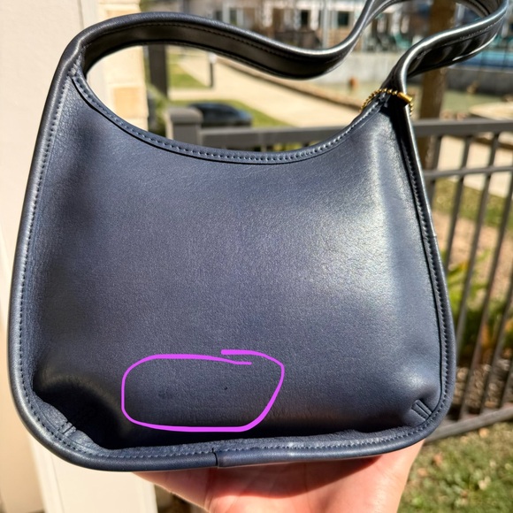 Vintage Coach Ergo Mini Zip 9020 in Blue - Picture 4 of 16